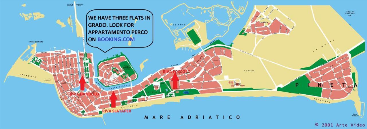 Appartamento Perco Riva Dandolo Grado Eksteriør bilde